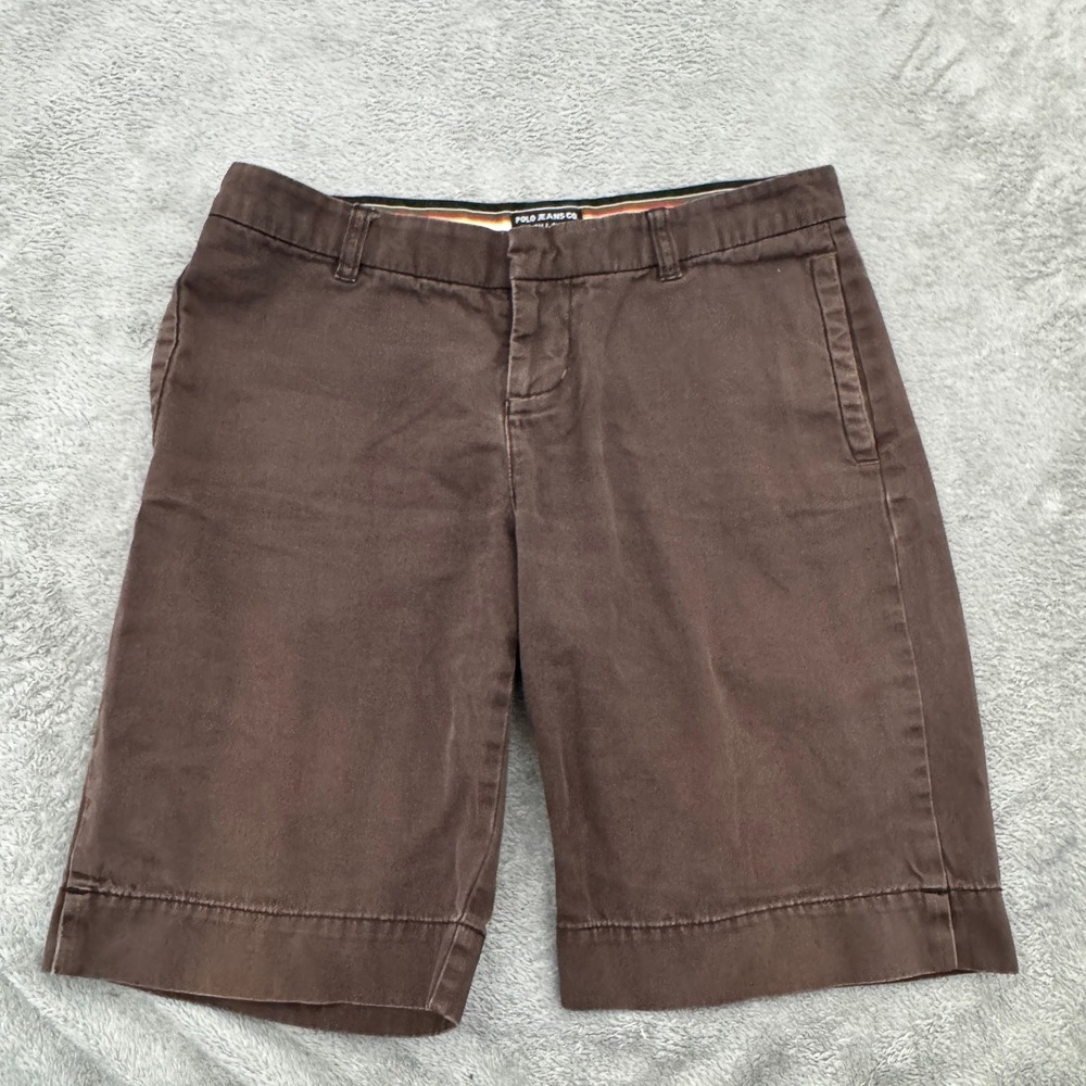 Polo Jeans Co. Women's‎ Shorts Size 4(32 in. waist) Brown Chino Style